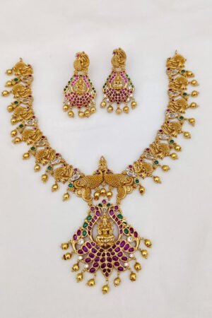 beautiful lakshmi necklace