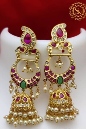 Grand Beads mango Jhumka