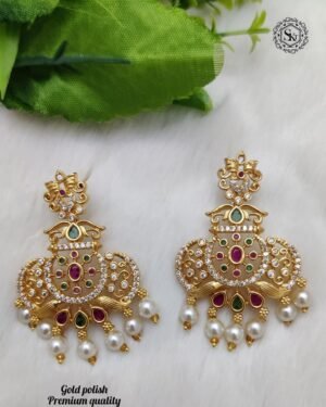 Elegant CZ Matte Earrings