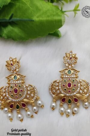 Elegant CZ Matte Earrings