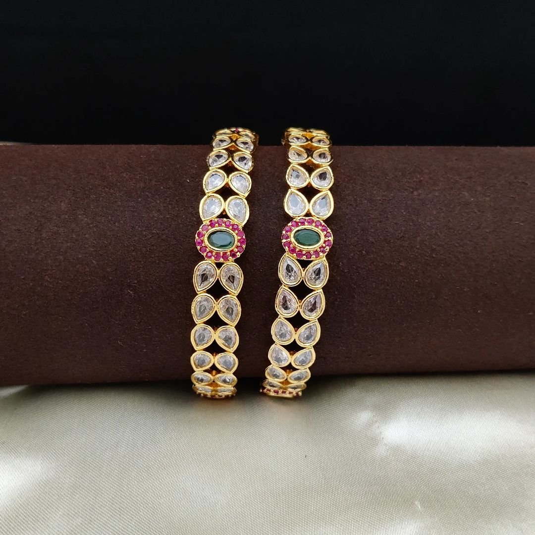 Diamond look clearance bangles