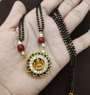 lakshmi ad stone with mangalsutra