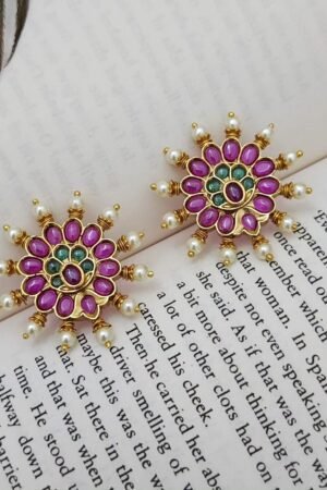 red and green studs