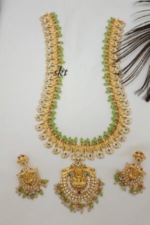 lakshmi peacock long haram