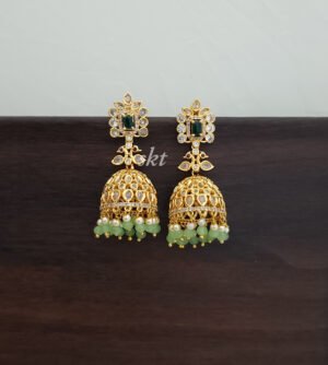 Mehandi AD Earrings