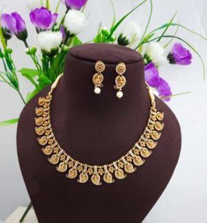 cz mango necklace