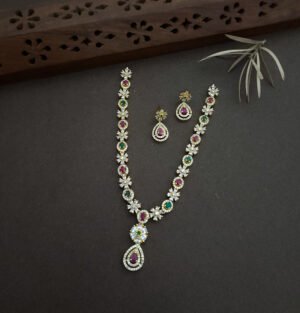 Cz necklace trending design