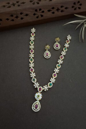 Cz necklace trending design