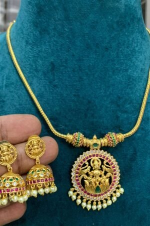 Beautiful Lakshmi Pendant Necklace
