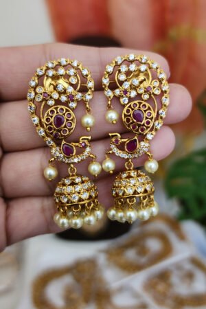 Nakshi Peacock Earring