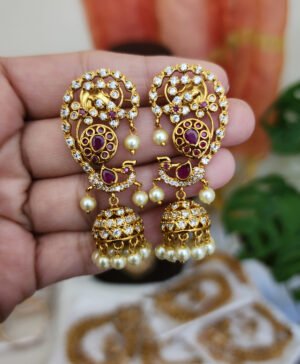 Nakshi Peacock Earring