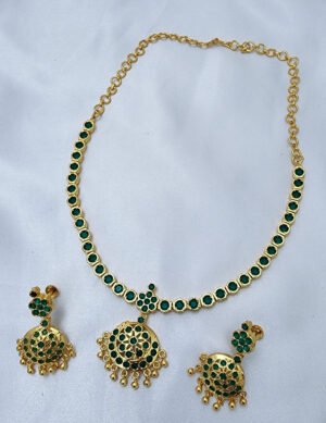 Attigai full green stoned