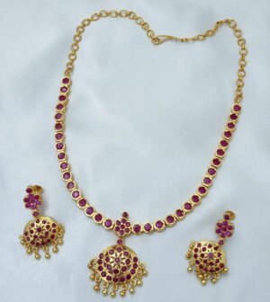 Antique attigai -Ruby stoned