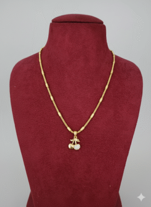 Gold inspired chain - Apple dollar