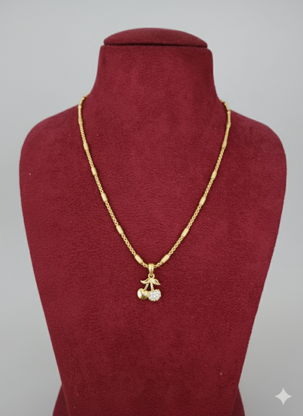 Gold inspired chain - Apple dollar