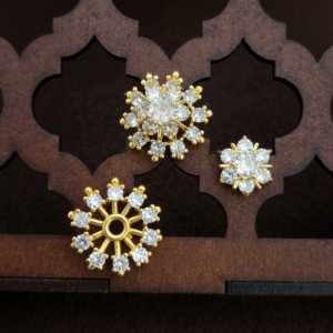 7stone earring - plates