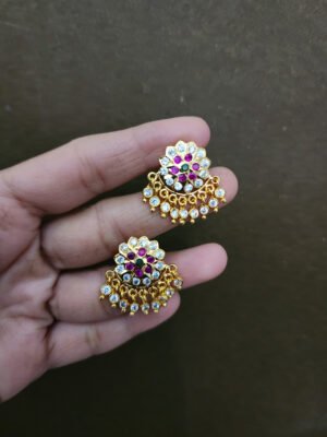 Impon vintage style earring