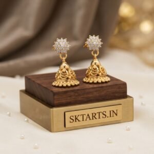 Diamond replica jhumki