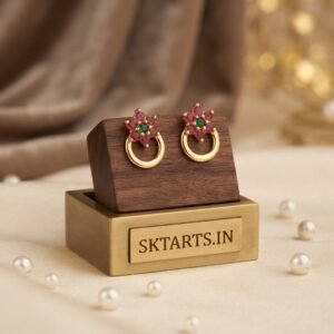 Floral studs